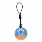 Pet tag blue Front