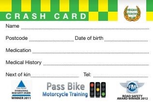 Crash card